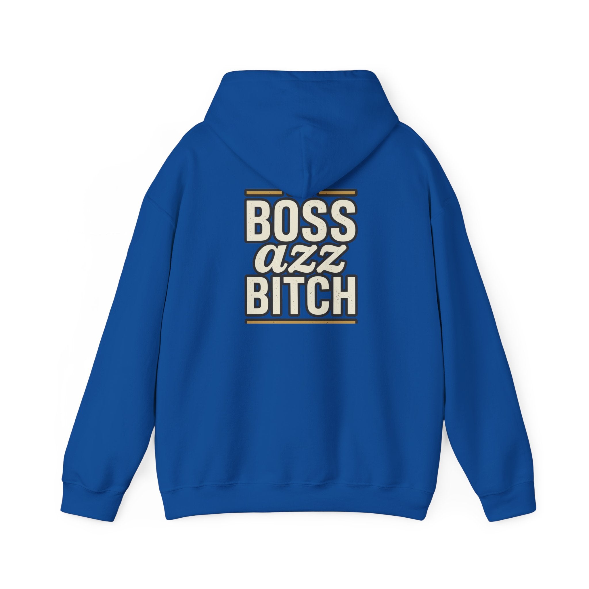 Boss Azz Bitch Hoodie | Bold Script Crown Graphic