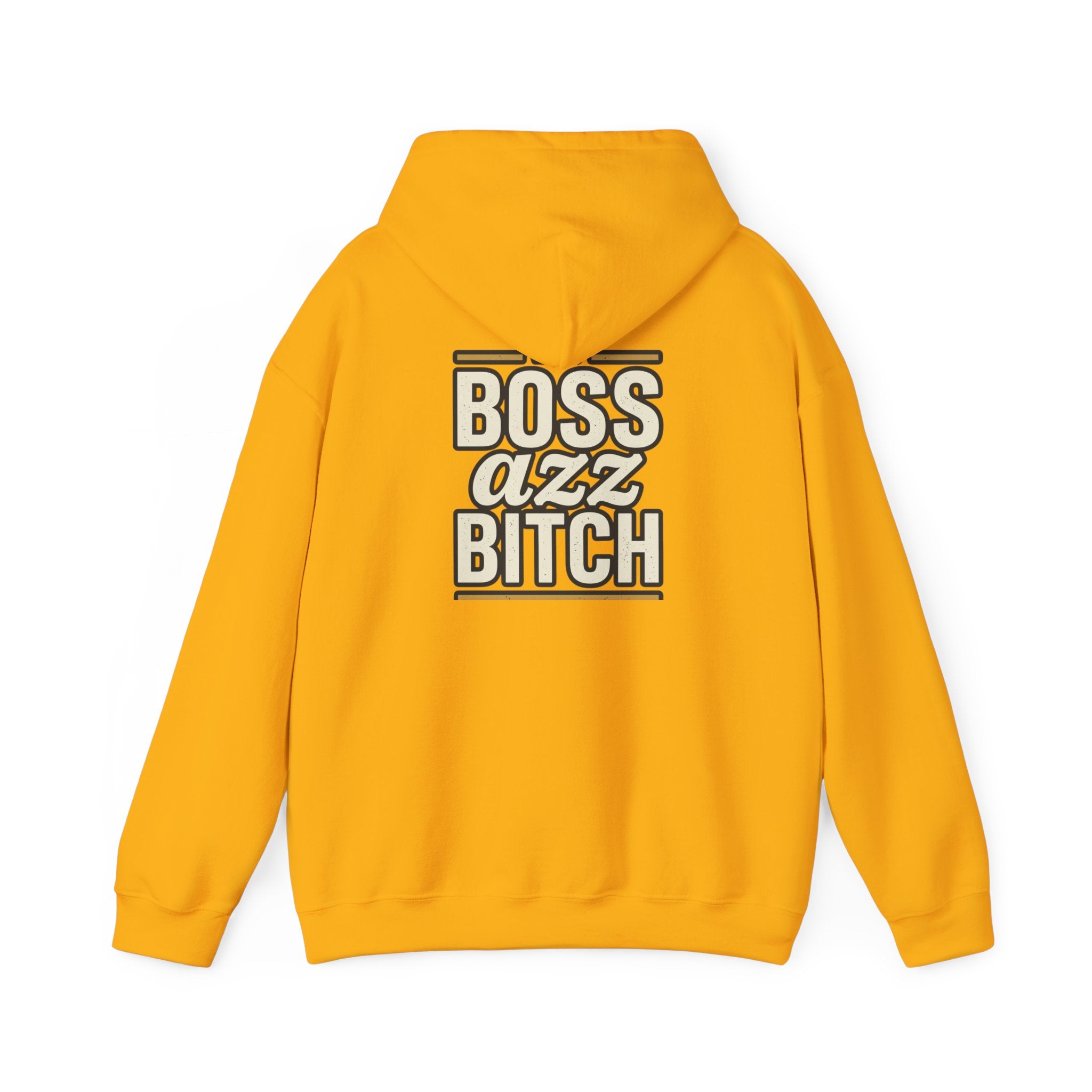 Boss Azz Bitch Hoodie | Bold Script Crown Graphic