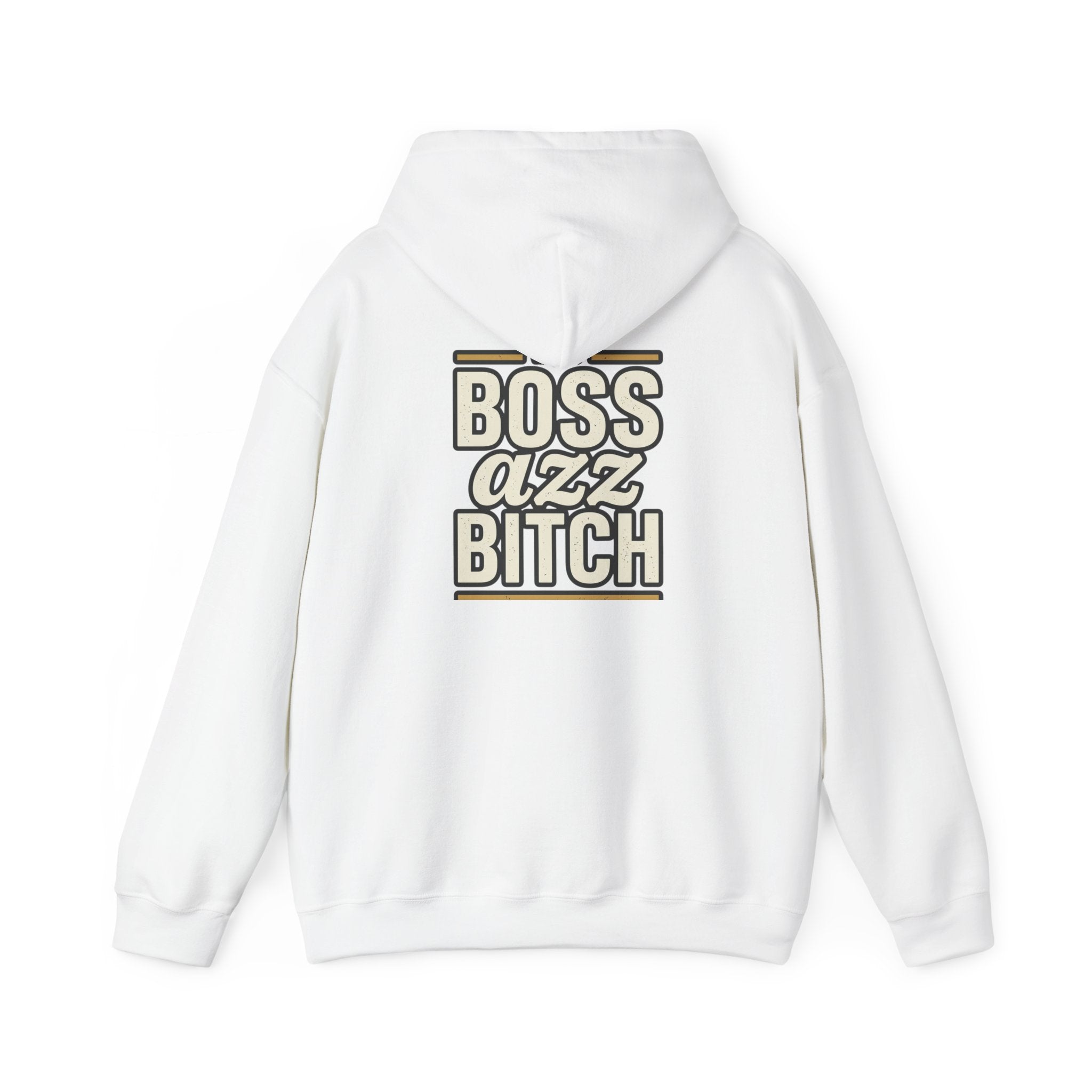Boss Azz Bitch Hoodie | Bold Script Crown Graphic